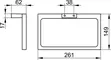 Полотенцедержатель «Keuco» Edition 11 11121010000 на стену хром, картинка №2