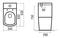 Унитаз моноблок «Arcus»  050 белый JGMSK с сиденьем дюропласт с микролифтом, фотография №3
