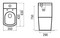 Унитаз моноблок «Arcus»  050 салатовый с сиденьем дюропласт с микролифтом, фотография №3