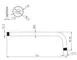 Кронштейн для верхнего душа «Lemark» LM8029C 31,2 хром, картинка №2