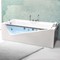 Гидромассажная ванна акриловая «Grossman» GR-18090/1 180/90 с каркасом с сифоном белая, картинка №2