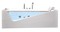 Гидромассажная ванна акриловая «Grossman» GR-18090/1 180/90 с каркасом с сифоном белая, изображение №4