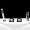Гидромассажная ванна акриловая «Grossman» GR-18090/1 180/90 с каркасом с сифоном белая, картинка №6