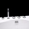 Гидромассажная ванна акриловая «Grossman» GR-16010 160/100 с каркасом с сифоном белая, фото №9