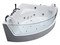 Гидромассажная ванна акриловая «Grossman» GR-15015 150/150 с каркасом с сифоном белая, фото №1