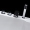 Гидромассажная ванна акриловая «Grossman» GR-15015 150/150 с каркасом с сифоном белая, изображение №8