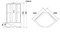 Душевая кабина «Niagara» NG-1709-01 (04) 100/100 высокий поддон матовая с рисунком/белая с гидромассажем с электрикой, фотография №3