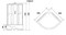Душевая кабина «Niagara» NG-1708-01 (04) 90/90 высокий поддон матовая с рисунком/белая с гидромассажем с электрикой, фотография №3