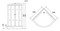 Душевая кабина «Niagara» NG-1702-01 (04) 100/100 низкий поддон матовая с рисунком/белая с гидромассажем с электрикой, фотография №3