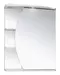 Зеркальный шкаф «Runo» Линда 60 с подсветкой белый правый, фото №1