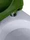 Унитаз компакт «Sanita Luxe» Best Color белый с сиденьем дюропласт с микролифтом зелёное, фото №5