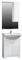 Тумба с раковиной «Мебель-Классик» Ассоль 61 СН (Erica 61) белая, картинка №2