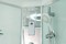 Душевой бокс «Timo» Comfort T-8855 150/150 с ванной Clean Glass/белый с гидромассажем и электрикой, фотография №7