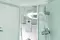 Душевая кабина «Timo» Comfort T-8801 100/100 низкий поддон Fabric Glass/белая с гидромассажем и электрикой, фото №5