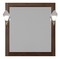 Зеркало из массива «ValenHouse» Лиора 90 светильник бронза кальяри, фото №1