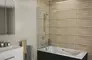 Шторка на ванну стеклянная «Bravat» Alfa 70/150 прозрачная/хром универсальная, картинка №2
