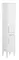 Пенал «Aquanet» Денвер 36 подвесной белый правый, фото №1