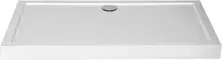 Душевой поддон «Aquanet» Alfa, Delta  150/80 низкий из литьевого мрамора прямоугольный белый с сифоном, фотография №3