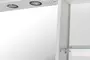Зеркало с шкафчиком «ASB-Mebel» Альфа 65 с подсветкой белый ясень правый, картинка №2