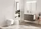 Подвесной унитаз безободковый «Roca» WC Inspira In-Wash 7803060001 белый с сиденьем дюропласт с микролифтом белое, фото №5
