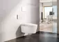 Подвесной унитаз безободковый «Roca» WC Inspira In-Wash 7803060001 белый с сиденьем дюропласт с микролифтом белое, картинка №2