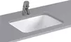 Раковина «Vitra» S20 43 5474B003-0618 фарфоровая белая, фото №1