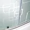 Душевая кабина «Deto» EM-1510 100/100 низкий поддон матовая с рисунком/белая, фото №17