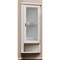 Подвесной шкаф из массива «Opadiris» Клио 32 с матовым стеклом подвесной угловой белёный бук правый, фото №1