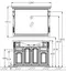 Тумба с раковиной из массива «Opadiris» Риспекто 120 (Классик 120) белая, фотография №3