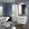 Мебель для ванной подвесная «СанТа» Омега 50 Люкс белая, картинка №2