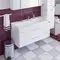 Мебель для ванной подвесная «СанТа» Омега 100 Люкс белая, фотография №3