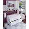 Мебель для ванной подвесная «СанТа» Омега 100 Люкс белая, картинка №2