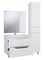Зеркальный шкаф «Bellezza» Эвита 90 без света белый правый, изображение №4