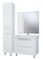 Зеркальный шкаф «Bellezza» Эвита 90 без света белый левый, фотография №3