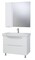Зеркальный шкаф «Bellezza» Эвита 90 без света белый левый, картинка №2