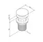 Донный клапан для раковины «Am.Pm» F0700164 с механизмом Клик-Клак хром, картинка №2