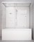 Душевой бокс «Am.Pm» Sense W75B-170S085WTA 170/85 с ванной прозрачный/белый с баней с гидромассажем с электрикой, фото №1