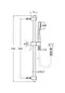 Душевой гарнитур «Roca» Stella 80/3 75B1403C00 хром, картинка №2