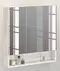 Зеркальный шкаф «Comforty» Никосия 80 без света дуб белый, фото №1
