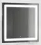 Зеркальное полотно «Comforty» Квадрат 75 с подсветкой, фото №1