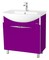 Мебель для ванной «Bellezza» Глория Гласс 75 фиолетовая, картинка №2