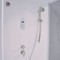 Душевой бокс «SSWW» BU103A 150/85 с ванной прозрачный/белый с баней с гидромассажем с электрикой левый, картинка №2