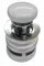 Донный клапан для раковины «Roca» 7892020000 с механизмом Клик-Клак белый/хром, фото №1