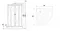 Душевая кабина «Niagara» NG-7717W (04) 100/100 низкий поддон прозрачная/белая с рисунком с гидромассажем с электрикой, изображение №4