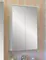 Зеркальный шкаф «Sanflor» Чикаго 60 с подсветкой дуб крафт белый, фото №1