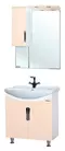 Мебель для ванной «Bellezza» Лагуна 65 бежевая/белая, фото №1