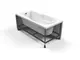 Каркас для ванны «Cersanit» Santana/Flavia/Octavia 150 серый, изображение №4
