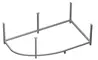 Каркас для ванны «Cersanit» Kaliope 170 серый универсальный, фото №1
