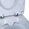 Унитаз компакт безободковый «Cersanit» Nature 011 белый с сиденьем дюропласт с микролифтом белый, фотография №7