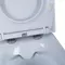 Унитаз компакт безободковый «Cersanit» Street Fusion 011 белый с сиденьем дюропласт ультратонкое с микролифтом белый, фотография №7